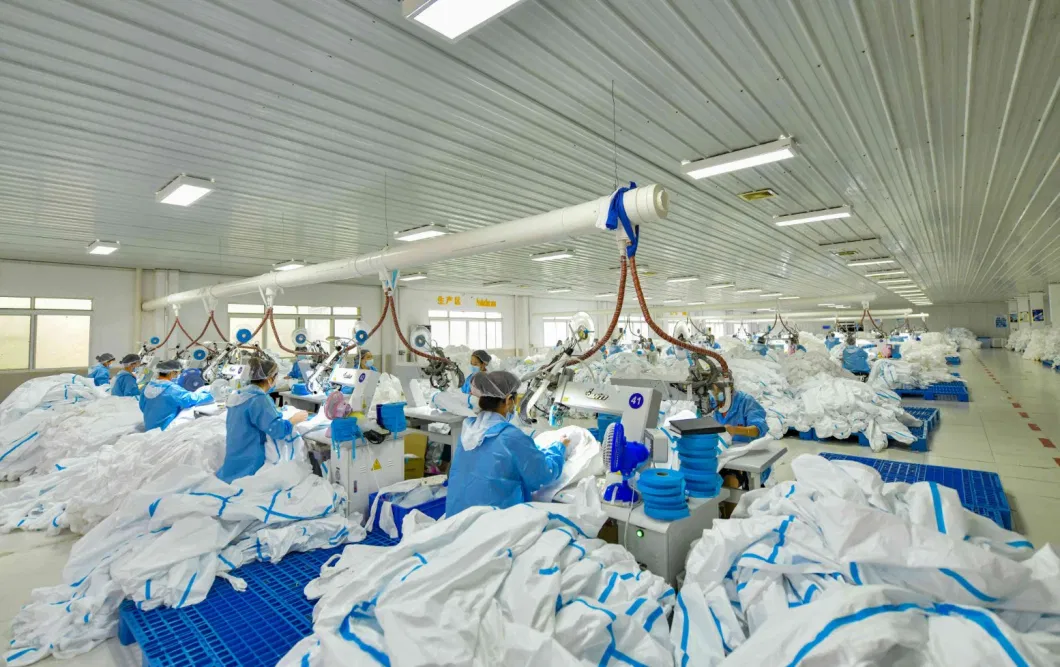 Disposable AAMI Level 1/2/3 Isolation Gown Manufacture Directly Supply ISO Approved Protective Products